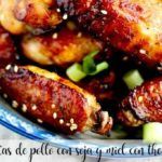 Chicken wings with soy and honey