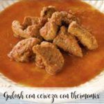 Goulash with beer with Thermomix
