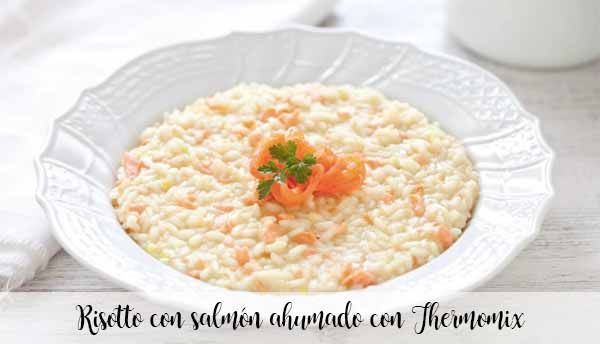 Risotto with smoked salmon with Thermomix