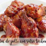 chicken wings in baracoa sauce with thermomix