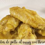 curry chicken wings with thermomix