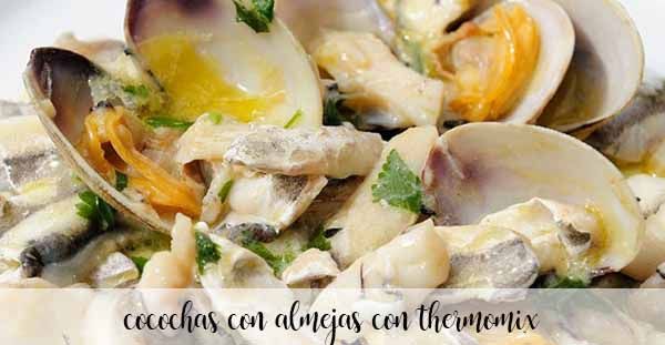 Cocochas with clams with Thermomix