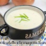 Onion cream with beer with Thermomix