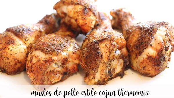Cajun style chicken thighs with Thermomix