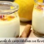 Catalan cream cheesecake with thermomix