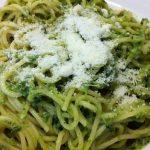 spaghetti with spinach with thermomix