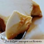 Mascarpone cheese flan with thermomix