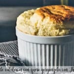 Zucchini soufflé with gorgonzola cheese with Thermomix