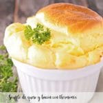 Cheese and bacon soufflé with thermomix