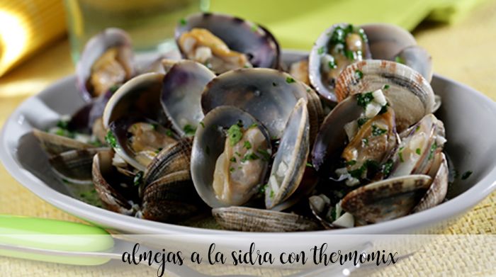 Clams in cider with Thermomix