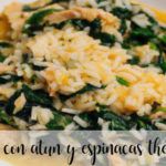 Rice with tuna and spinach with Thermomix