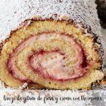 strawberry and cream gypsy arm with thermomix