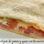 Ham and cheese calzone with thermomix