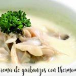 Chickpea cream with clams with thermomix