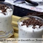 Whipped cream cheese with stracciatella with Thermomix
