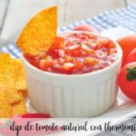 Natural tomato dip with thermomix