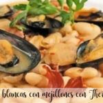 White beans with mussels with Thermomix