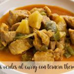 Green beans curry with beef with Thermomix