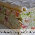 crab and prawn lasagna with thermomix