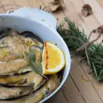 Mussels in mushroom sauce with thermomix