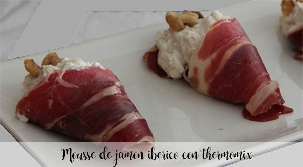 Iberian ham mousse with thermomix
