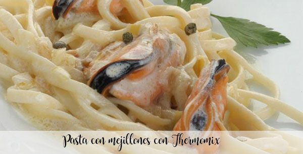 Pasta with mussels with Thermomix