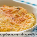 potatoes gratin with vegetables with thermomix