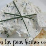 Creamy cheese with fine herbs with thermomix