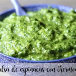Spinach sauce with Thermomix