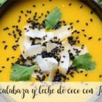 Pumpkin soup and coconut milk with Thermomix