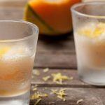 Melon sorbet with cava with thermomix