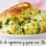 Spinach and cheese souffle with Thermomix