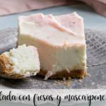 marbled strawberry and mascapone cake with thermomix