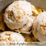Ginger ice cream with thermomix