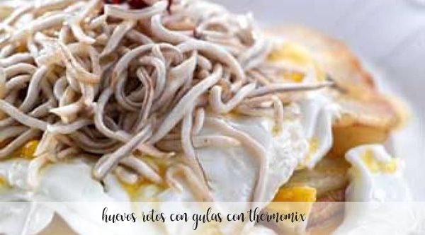 Scrambled eggs with eels with Thermomix