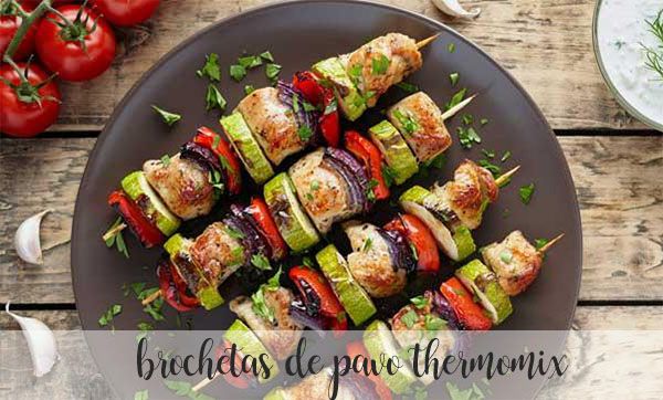 turkey skewers with thermomix