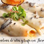 Mushroom and truffle cannelloni with Thermomix