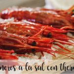 Carabineros with salt with thermomix