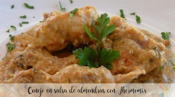 Rabbit in almond sauce with Thermomix
