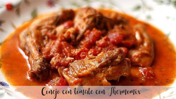 Rabbit with tomato with Thermomix