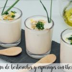 cream of asparagus with cockles with thermomix
