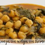 Chickpeas with chard with Thermomix