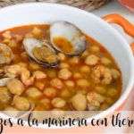 Chickpeas a la marinera with Thermomix