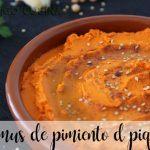 Piquíllo pepper hummus with thermomix