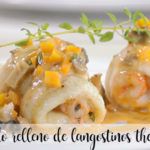 Sole rolls stuffed with prawns with Thermomix