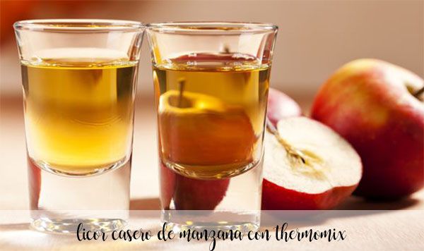 Homemade Apple Liqueur with Thermomix