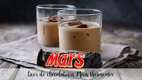 Mars Chocolate Liqueur with thermomix
