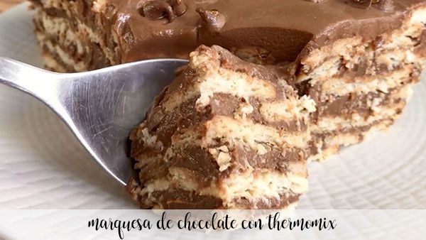 Chocolate marquise with Thermomix
