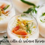Panna cotta with salmon with Thermomix