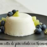 Pina colada panna cotta with thermomix